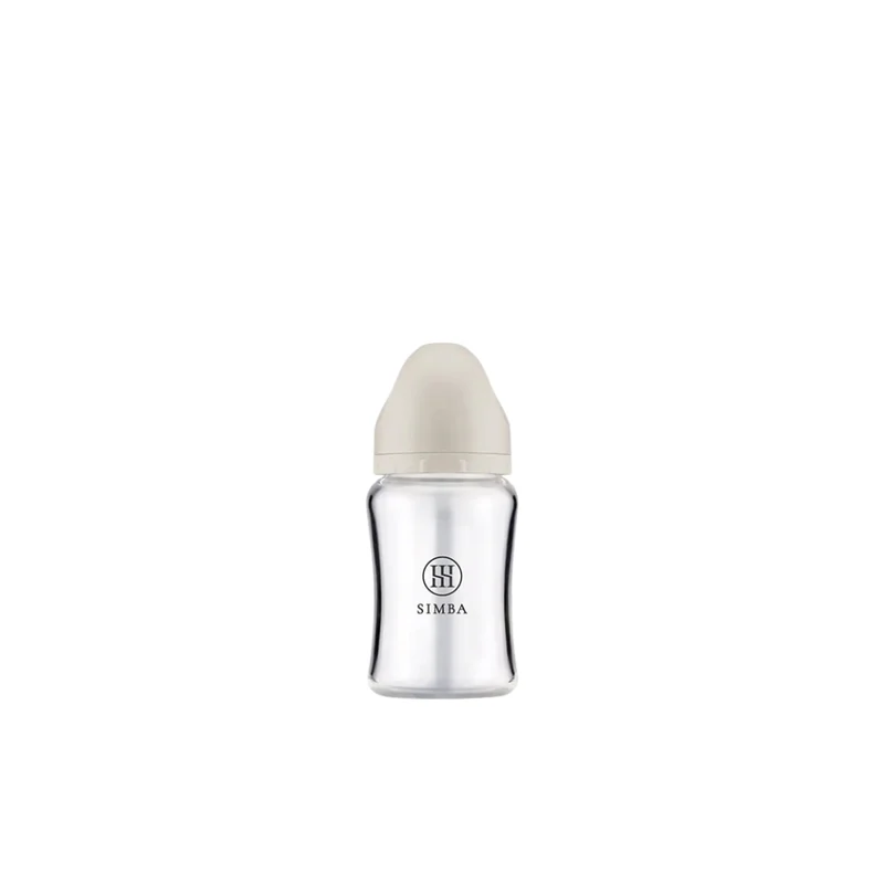 Simba｜蘊蜜質金玻璃寬口防脹氣奶瓶 - 180ml/6oz