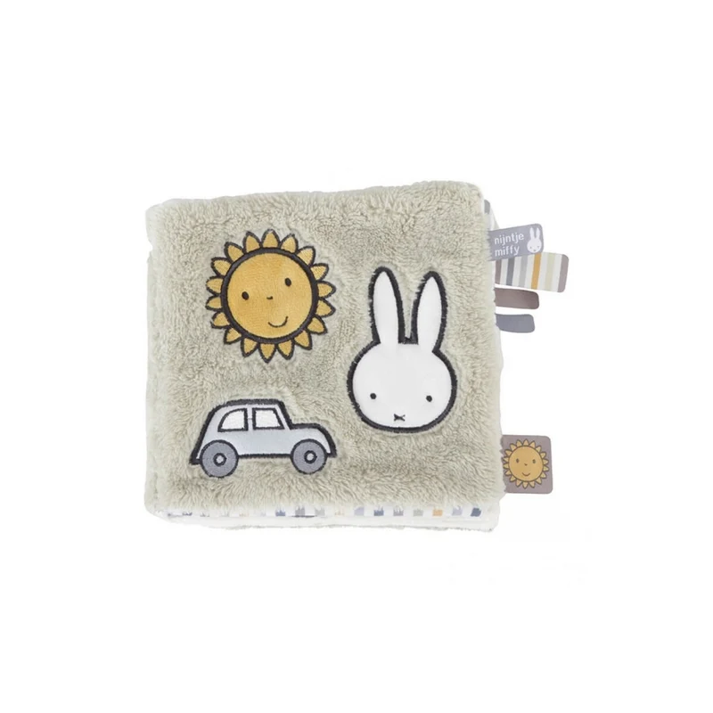 Tiamo｜ Miffy Fluffy Activity Blook 兔子米菲活動布書- 毛茸茸綠色