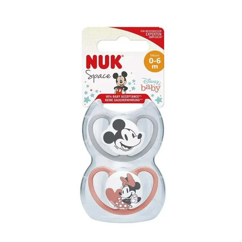 NUK｜Space 超透氣矽膠｜Disney Mickey