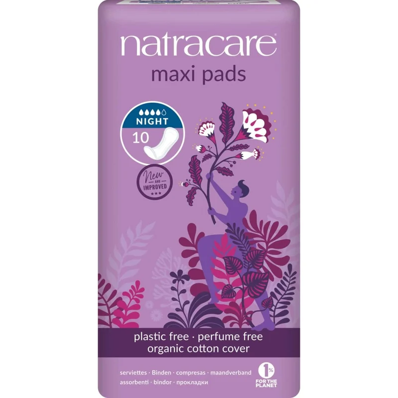 Natracare maxi bind Nat, 10 stk.