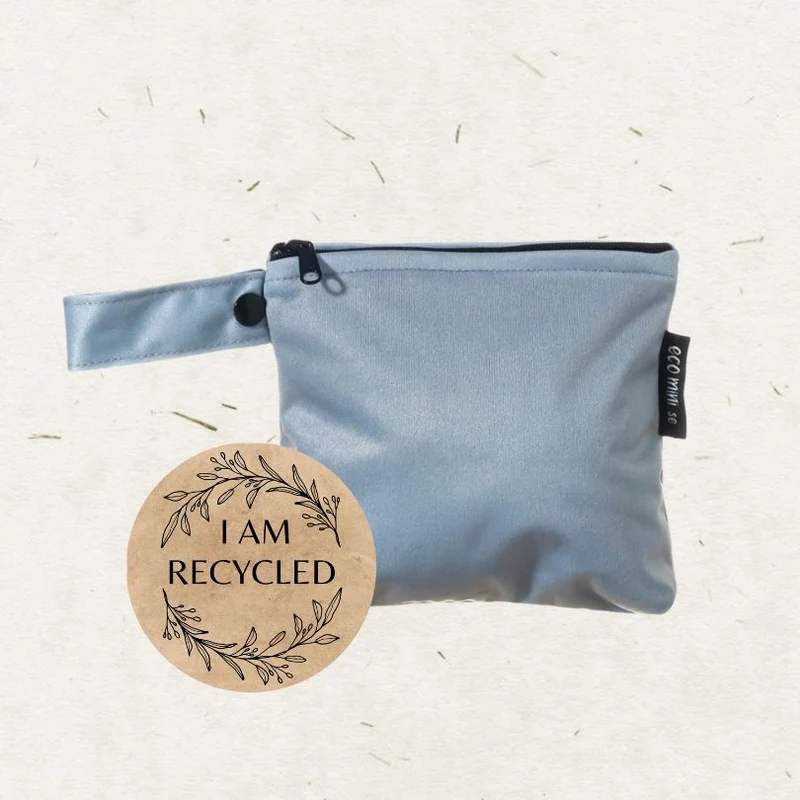 Mini Luxe Wet Bag. Slate
