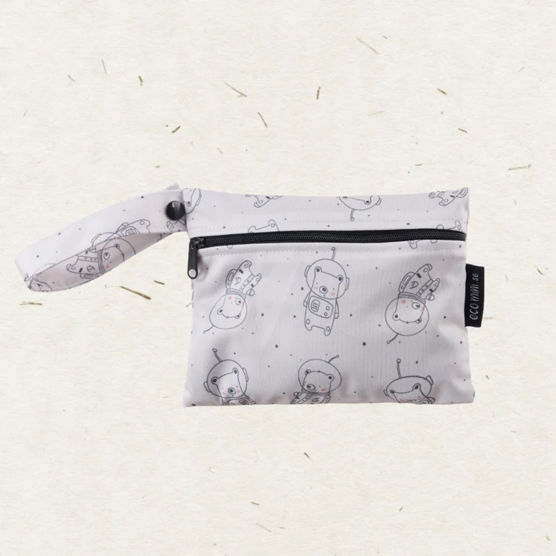 Mini Wet Bag. Space Teddy