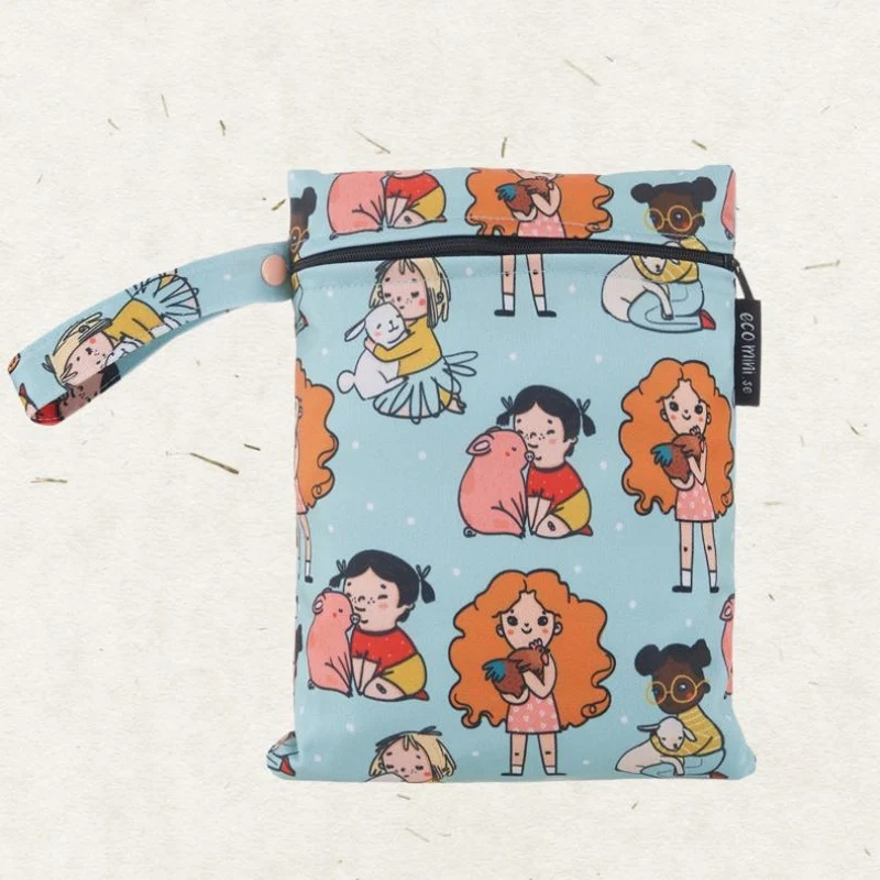 Small Wet Bag. Friends, not food