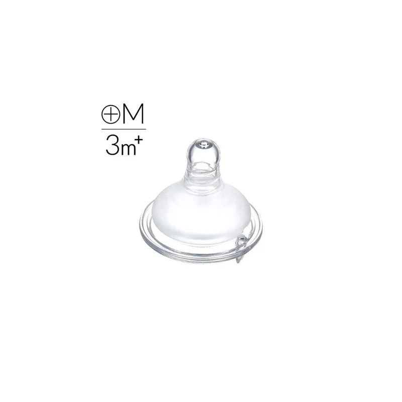 Simba｜超柔軟防脹氣闊口十字奶咀 - 1入 - M碼 (3個月以上)