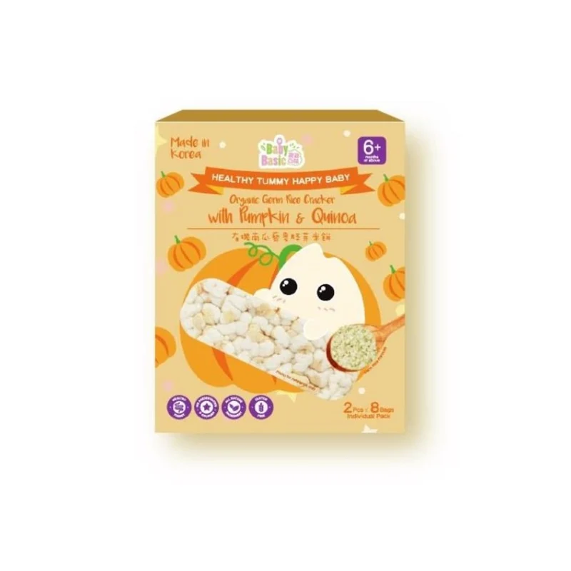 Baby Basic 寶寶百味｜有機南瓜藜麥胚芽米餅
