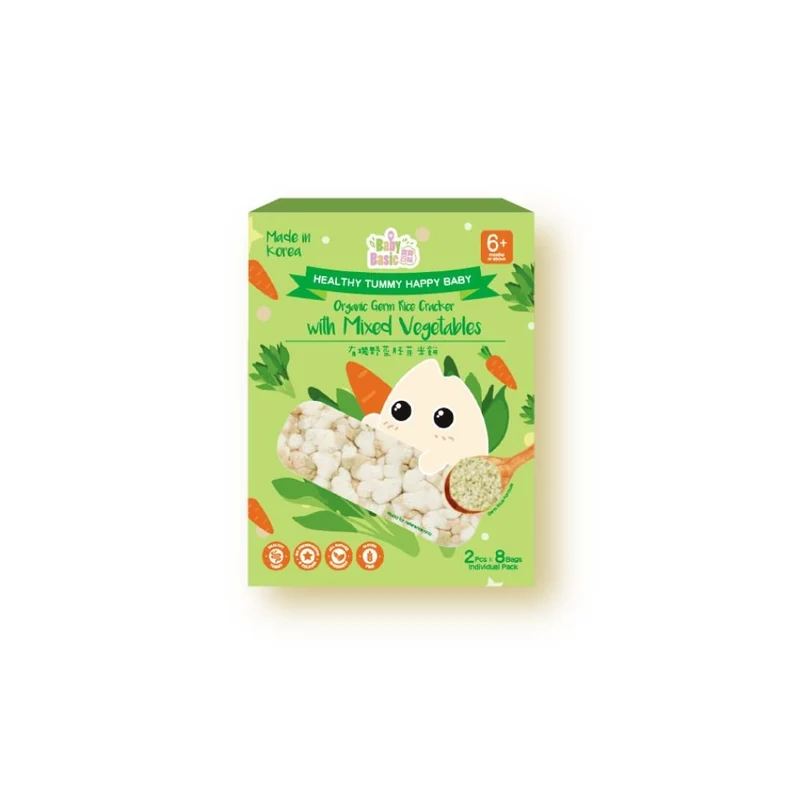Baby Basic 寶寶百味｜有機野菜胚芽米餅