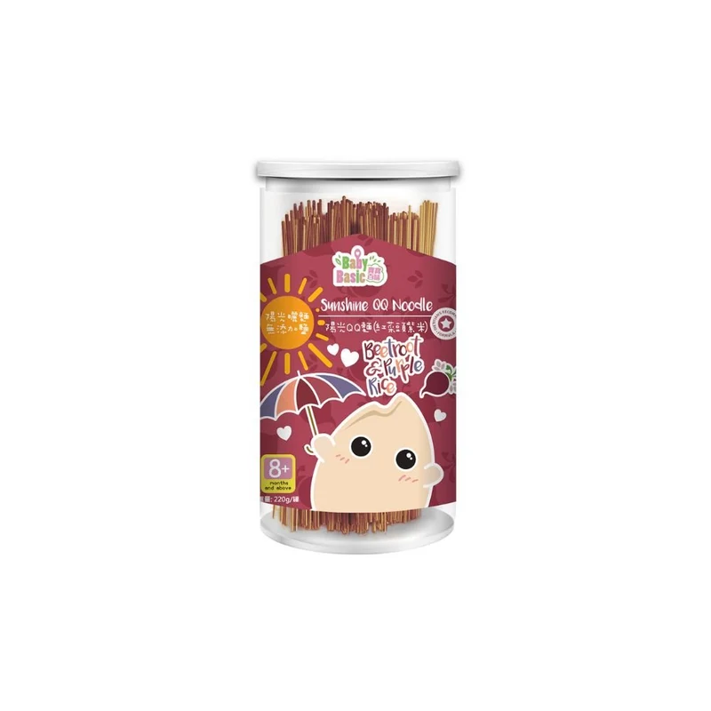 Baby Basic 寶寶百味｜陽光 QQ 麵｜紅菜頭紫米