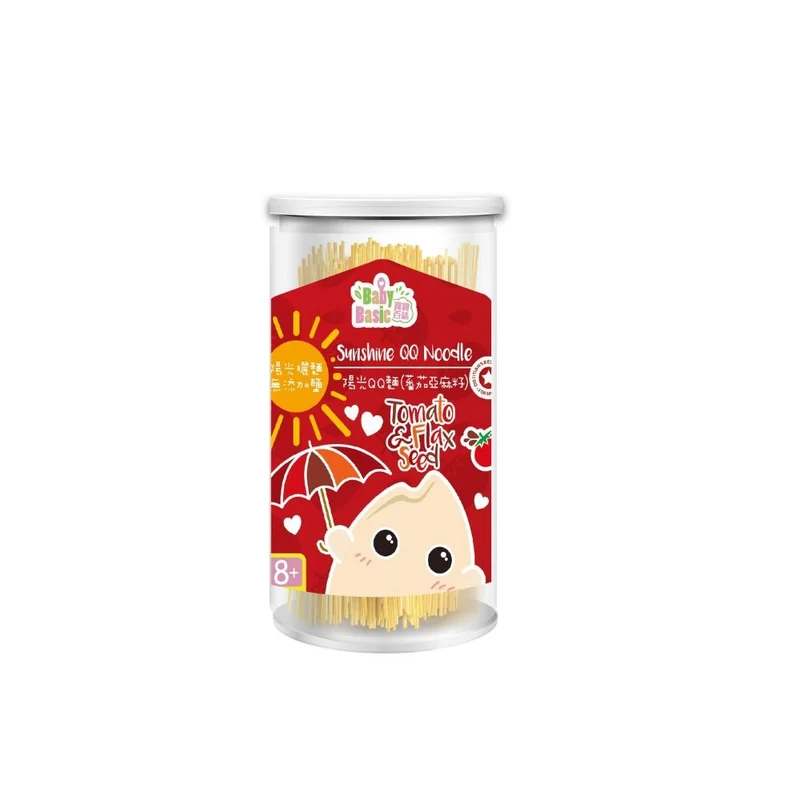 Baby Basic 寶寶百味｜陽光 QQ 麵｜蕃茄亞麻籽