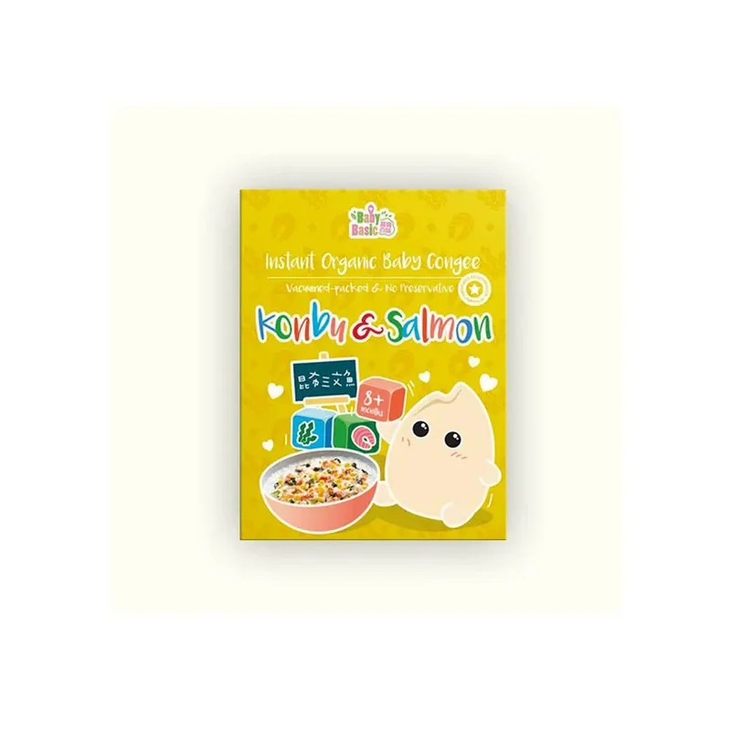 Baby Basic 寶寶百味｜即食有機米米粥｜昆布三文魚