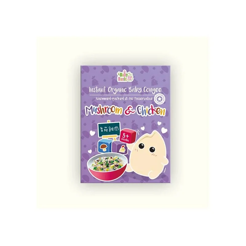 Baby Basic 寶寶百味｜即食有機米米粥｜香菇雞肉
