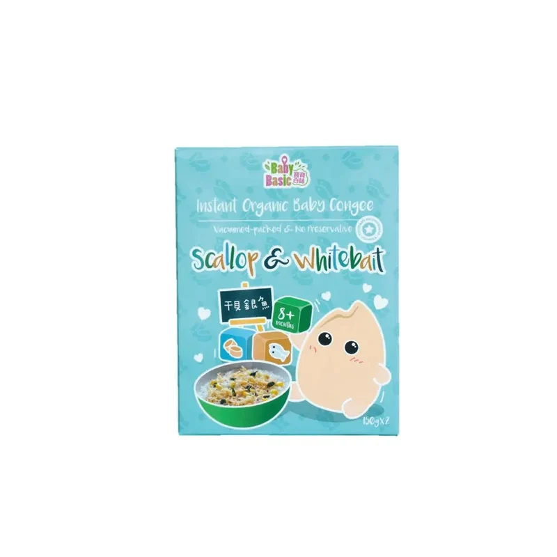Baby Basic 寶寶百味｜即食有機米米粥｜干貝銀魚