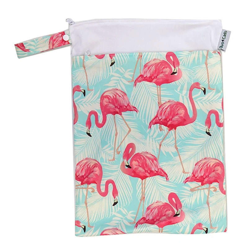 avo+cado Wetbag Medium med två fack - Flamingo