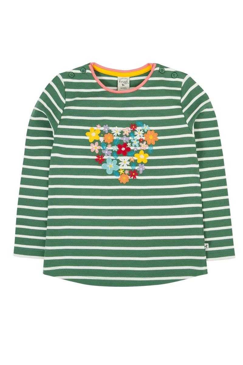Långärmad t-shirt hjärta
