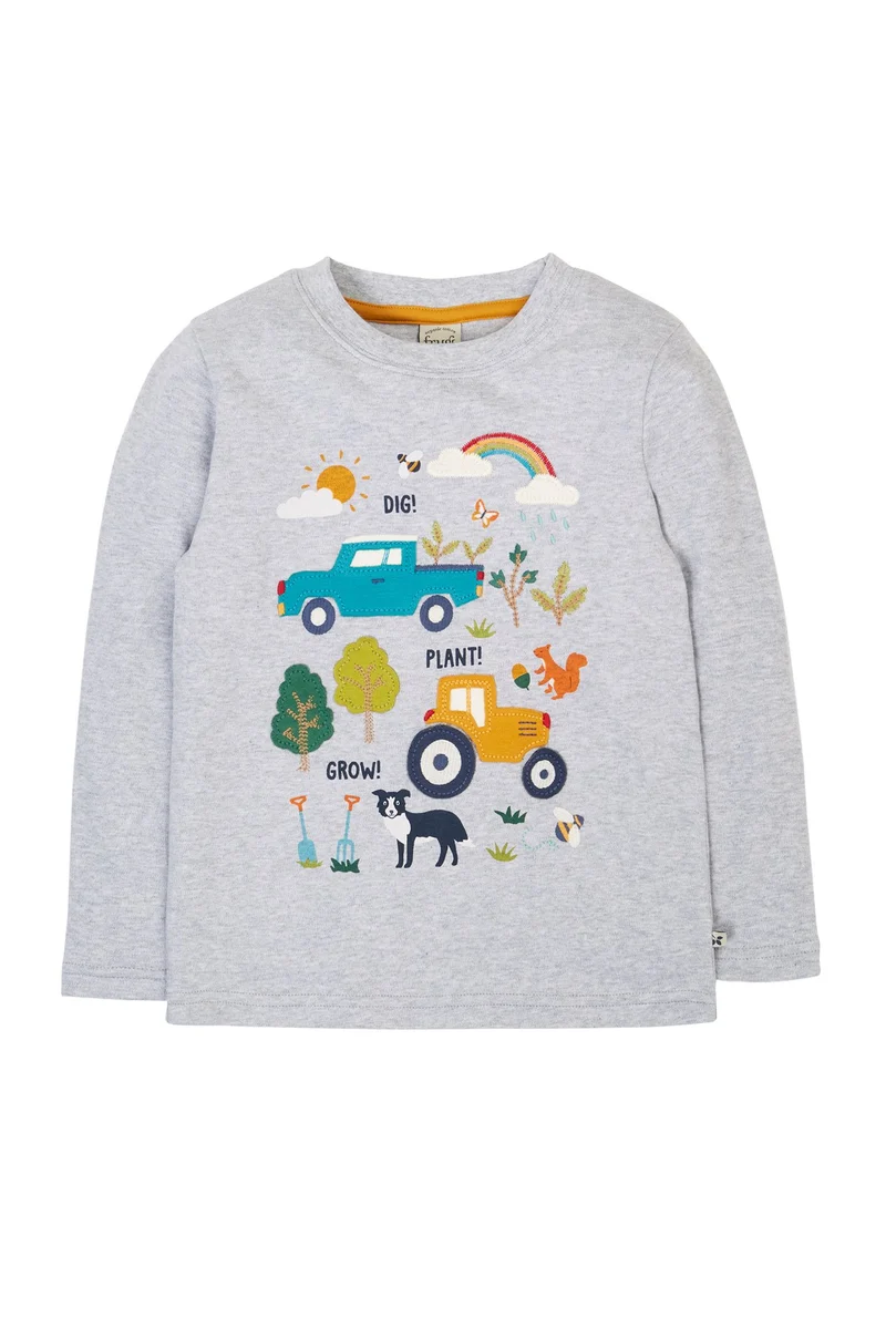 Långärmad t-shirt bondgård