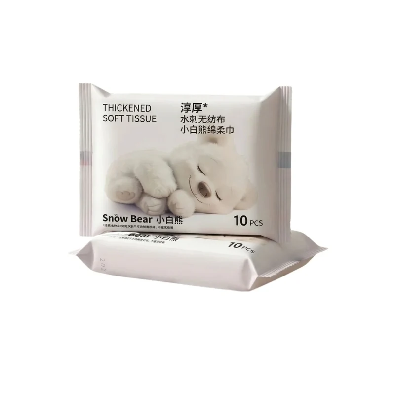 小白熊Snow Bear ｜綿柔巾(10片*6包裝)