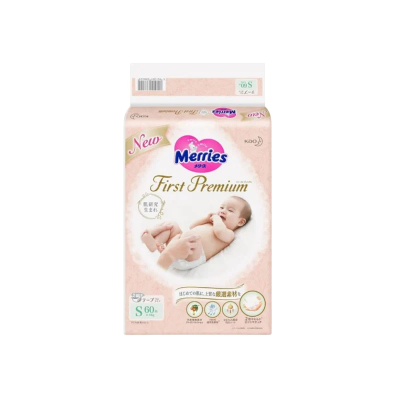 Merries｜First Premium 紙尿片 S碼 ｜60片