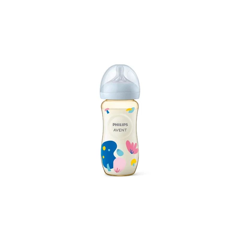 Philips Avent｜飛利浦新安怡自然吸吮PPSU奶瓶 奶嘴3月+ 11oz/330ml 促銷組 +手柄