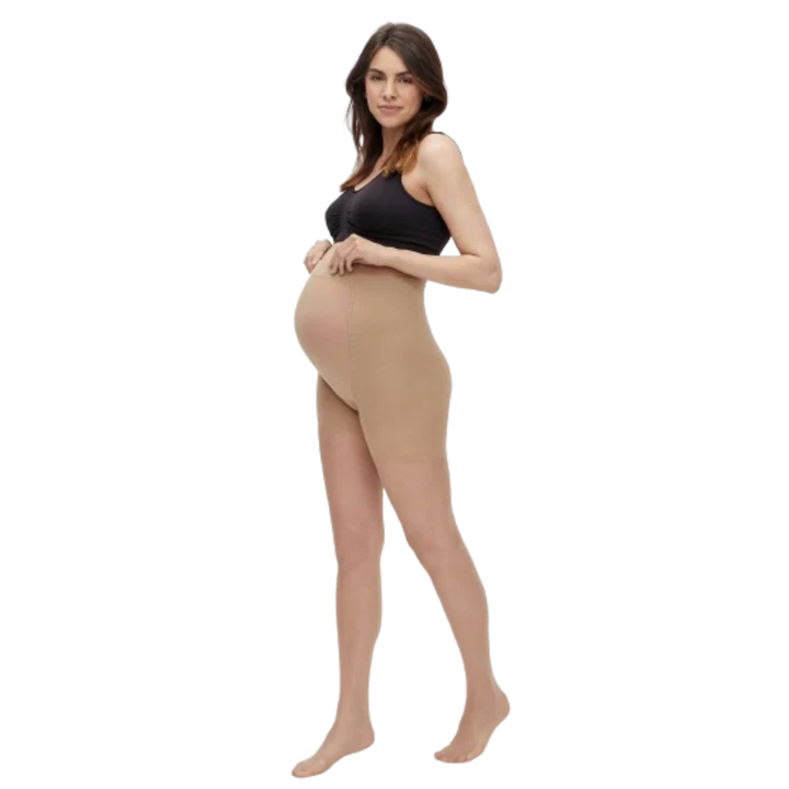 Mamalicious support graviditetsstrumpbyxor (30 den) 2-pack - Sabrina - Tan