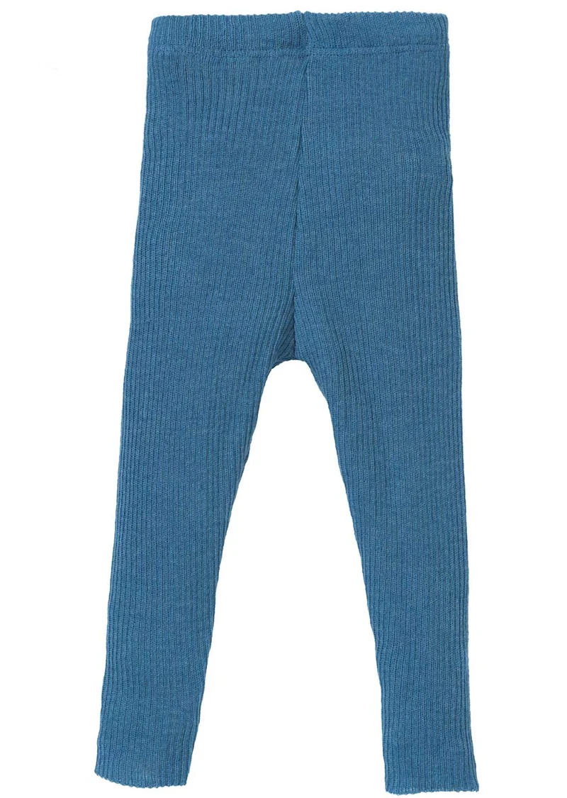 Disana Tunna Leggings i Merinoull – Dove Blue