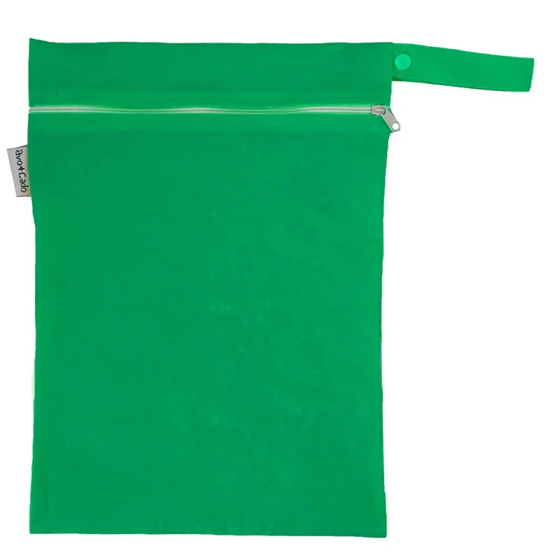avo+cado Wetbag Medium med ett fack - Mörkgrön