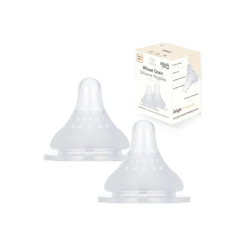 TGM｜Motherfeel™ 防漲氣仿母乳奶咀｜兩個裝 *降低寶寶的乳頭混淆與拒奶