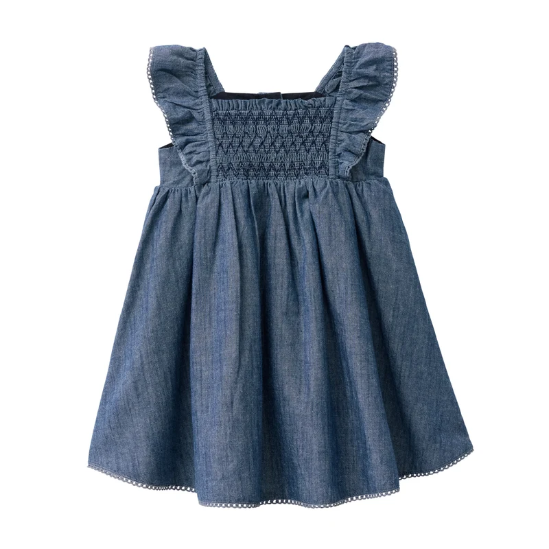 Jeansklänning med smock