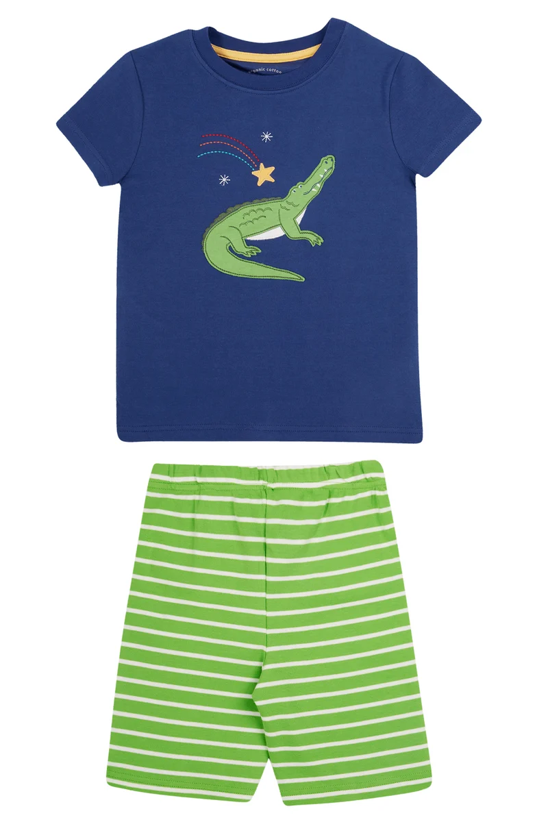 Pyjamas kortärmad krokodil