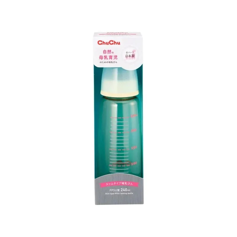 Chuchubaby｜自然標準口徑PPSU奶瓶奶樽｜240mL