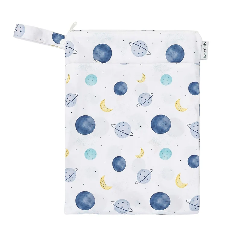 avo+cado Wetbag Medium med två fack - Planets