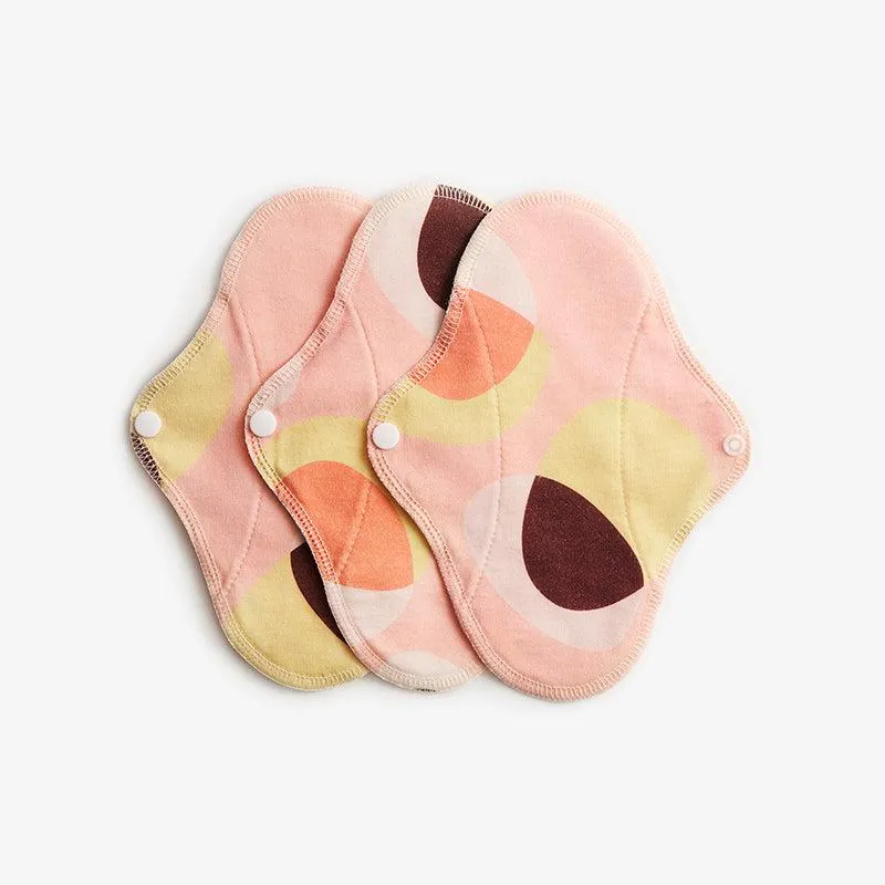 Imse Vimse Trosskydd (tygbinda) i Ekologisk Bomullsjersey - 3 stycken - Pink Hoop