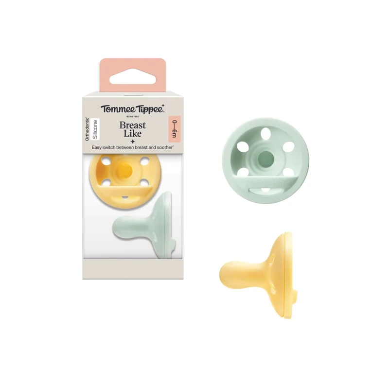 Tommee Tippee｜0-6個月仿乳型安撫奶嘴 (2個裝)