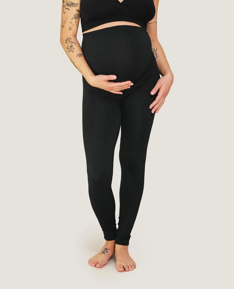 Carriwell Leggings Gravid Sömlösa Svart