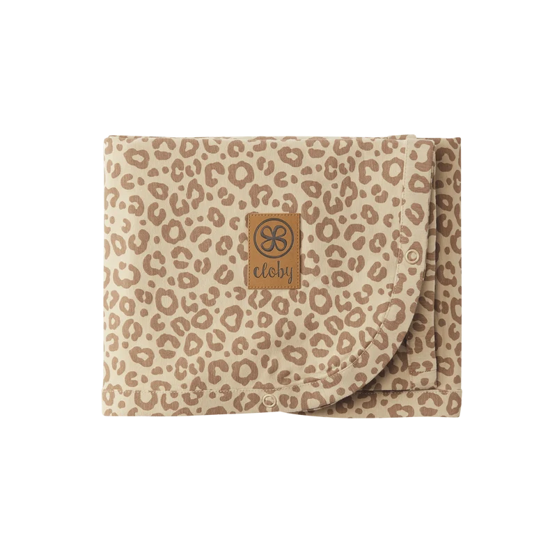 Cloby UV-filt med UPF 50+ - Leopard Brun