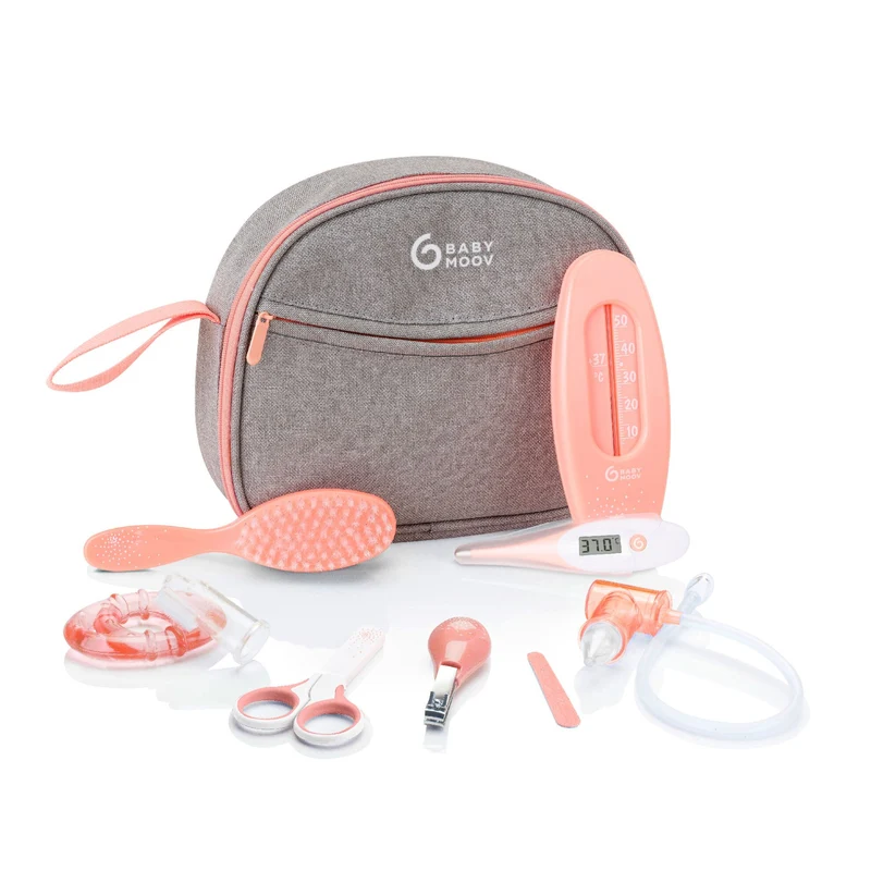Babymoov Skötselset för Baby - 9 delar - Peach
