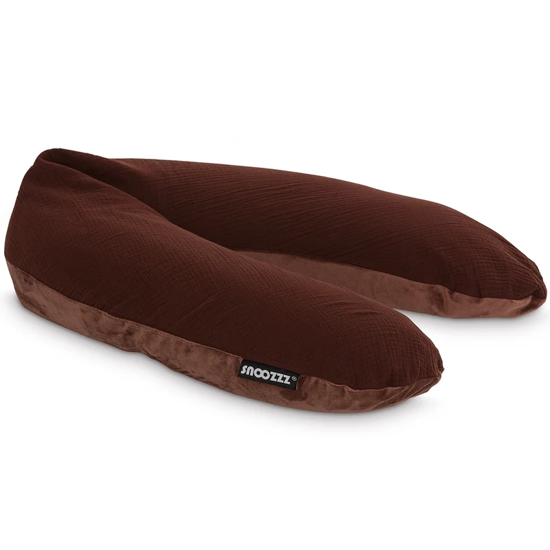 Snoozzz Graviditets- och amningskudde - Chocolat