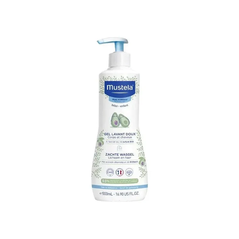 Mustela｜嬰兒二合一洗髮沐浴露｜500mL