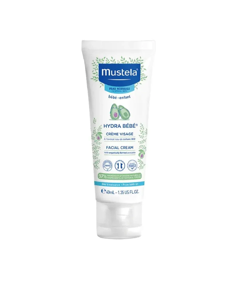 Mustela｜24 小時保濕嬰兒面霜｜40mL
