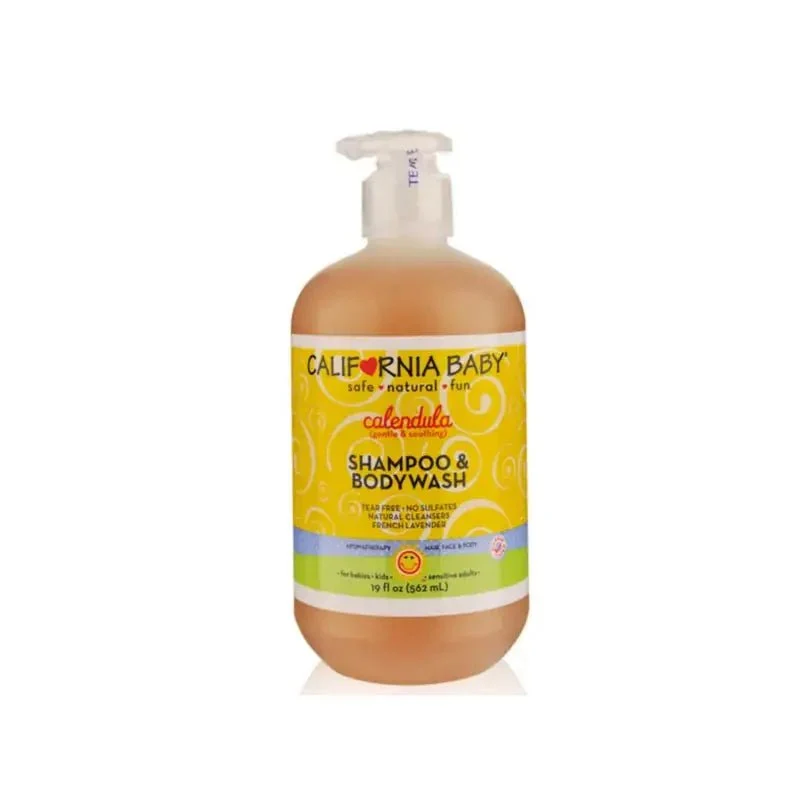 California Baby｜防濕疹金盞花洗髮及沐浴露｜562mL