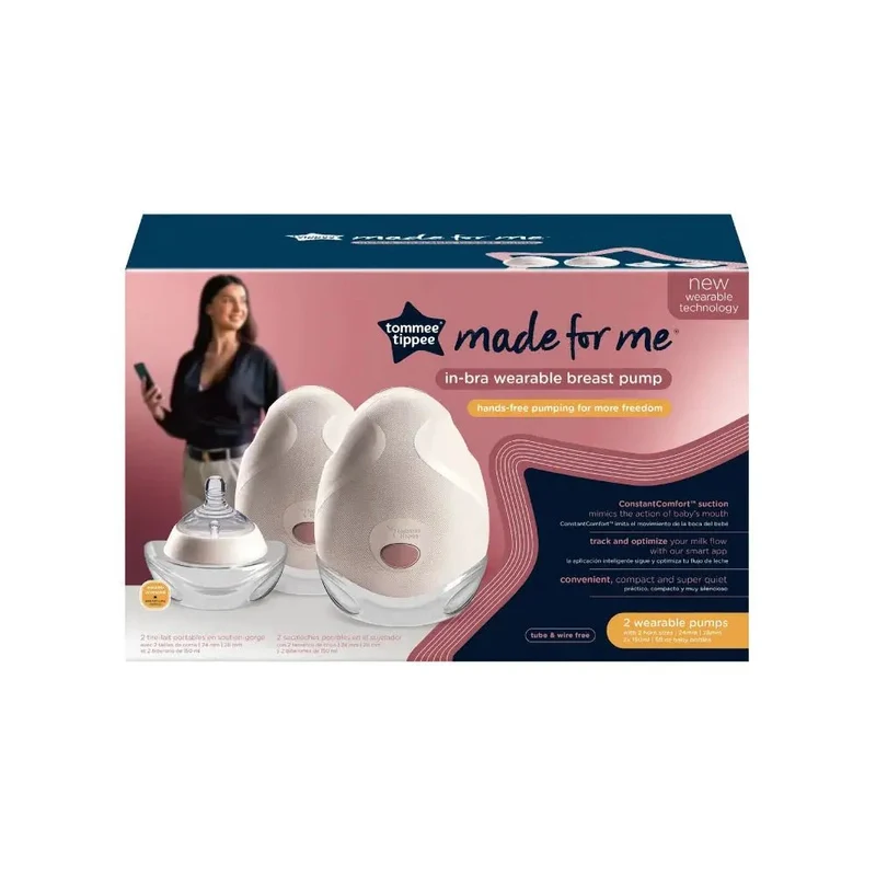 Tommee Tippee｜Made for Me™ 雙邊免提穿戴式吸乳器