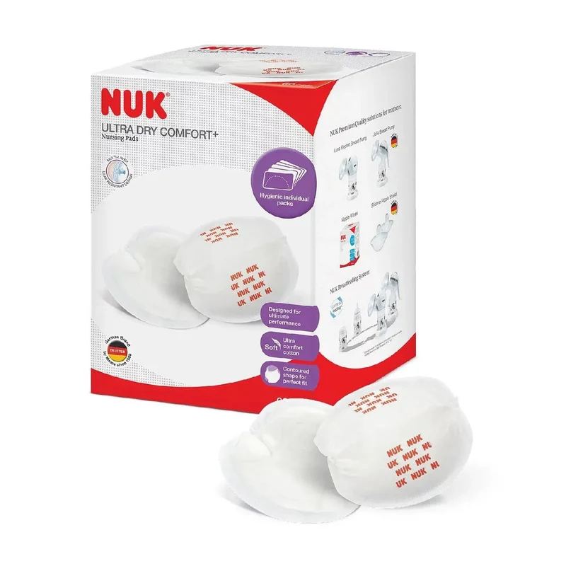 NUK｜超乾爽拋棄式防溢乳墊｜60片裝