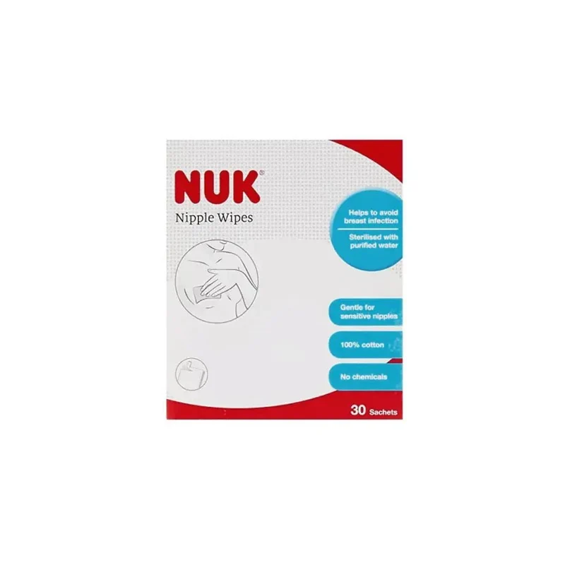 NUK｜乳頭清潔棉｜30片裝