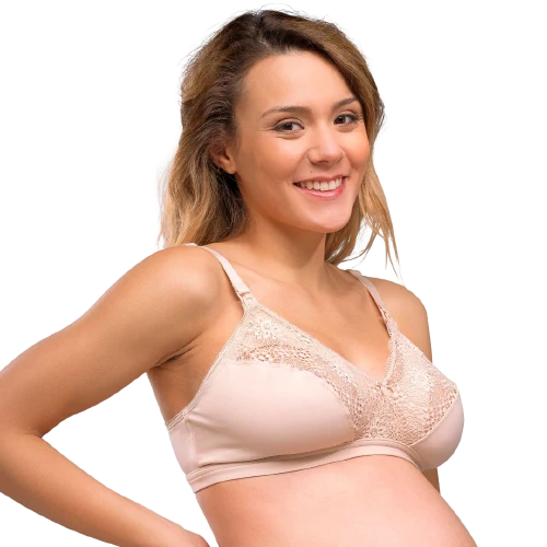 Carriwell "Soft as silk" amnings-BH - Rose beige