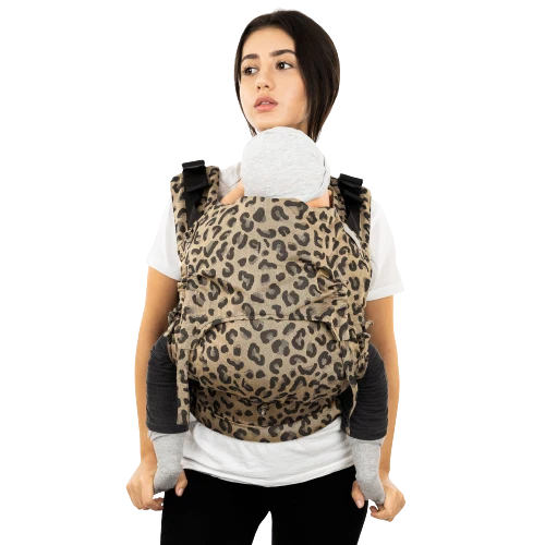 Fidella Fusion Fullbuckle Bärsele - Leopard Guld - Toddler