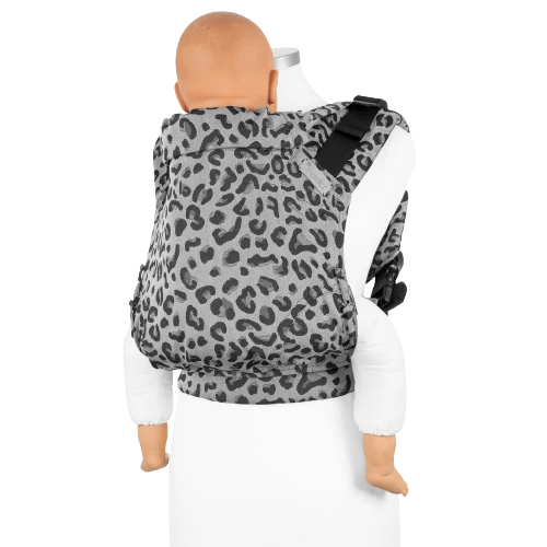 Fidella Fusion Fullbuckle Bärsele - Leopard Silver - Baby