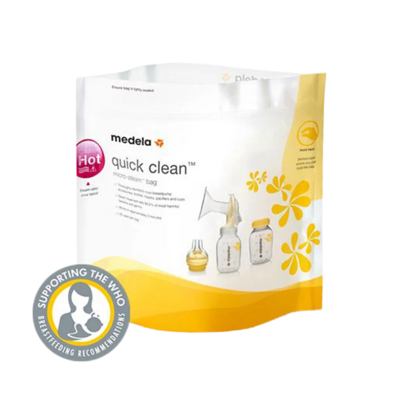 Medela – Quick Clean mikrovågsugnspåsar för sterilisering