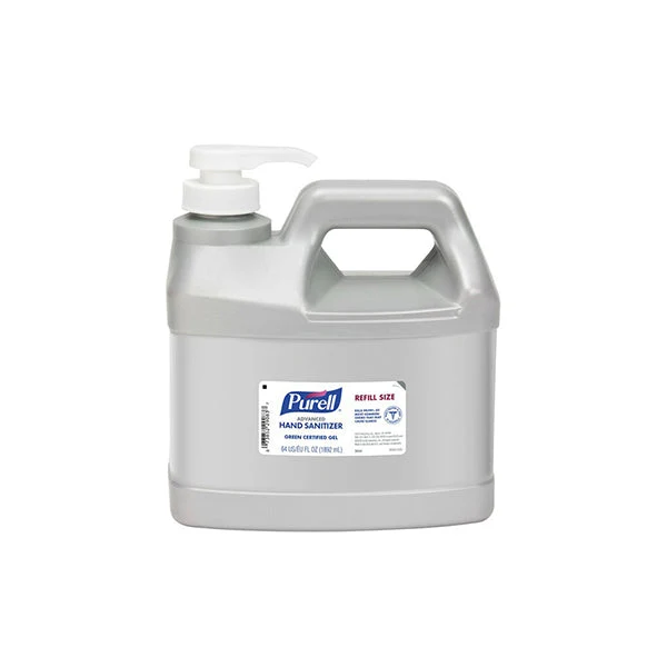 Purell Advanced Hand Sanitizer Green Certified Refreshing Gel Refill Bottle with Pump - 64 fl oz
