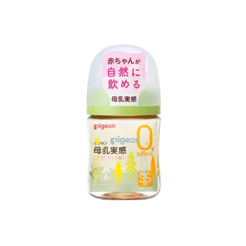 *Pigeon｜母乳實感闊口徑PPSU奶樽｜160mL