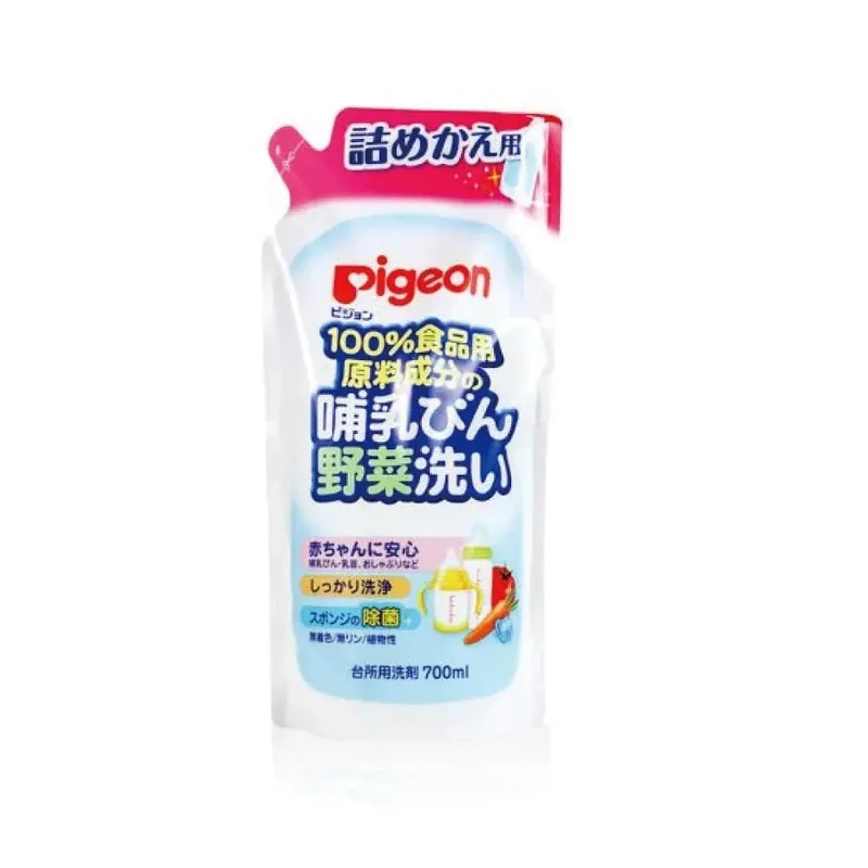 Pigeon｜洗奶樽及蔬果液｜700mL 補充裝