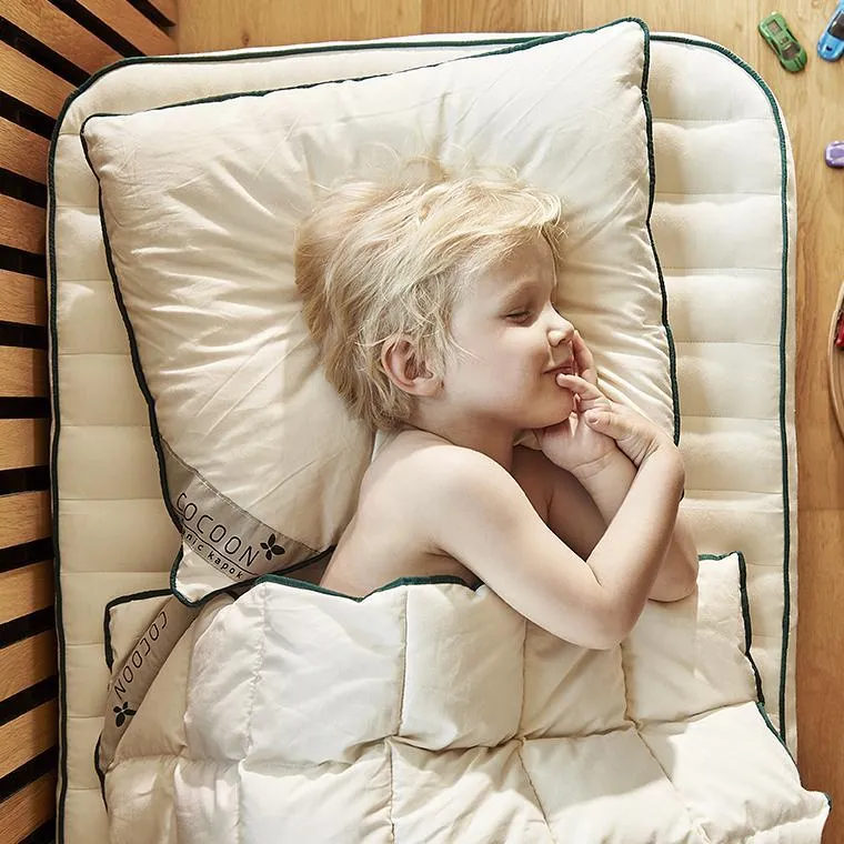 Cocoon Company madrass med kapok - Junior