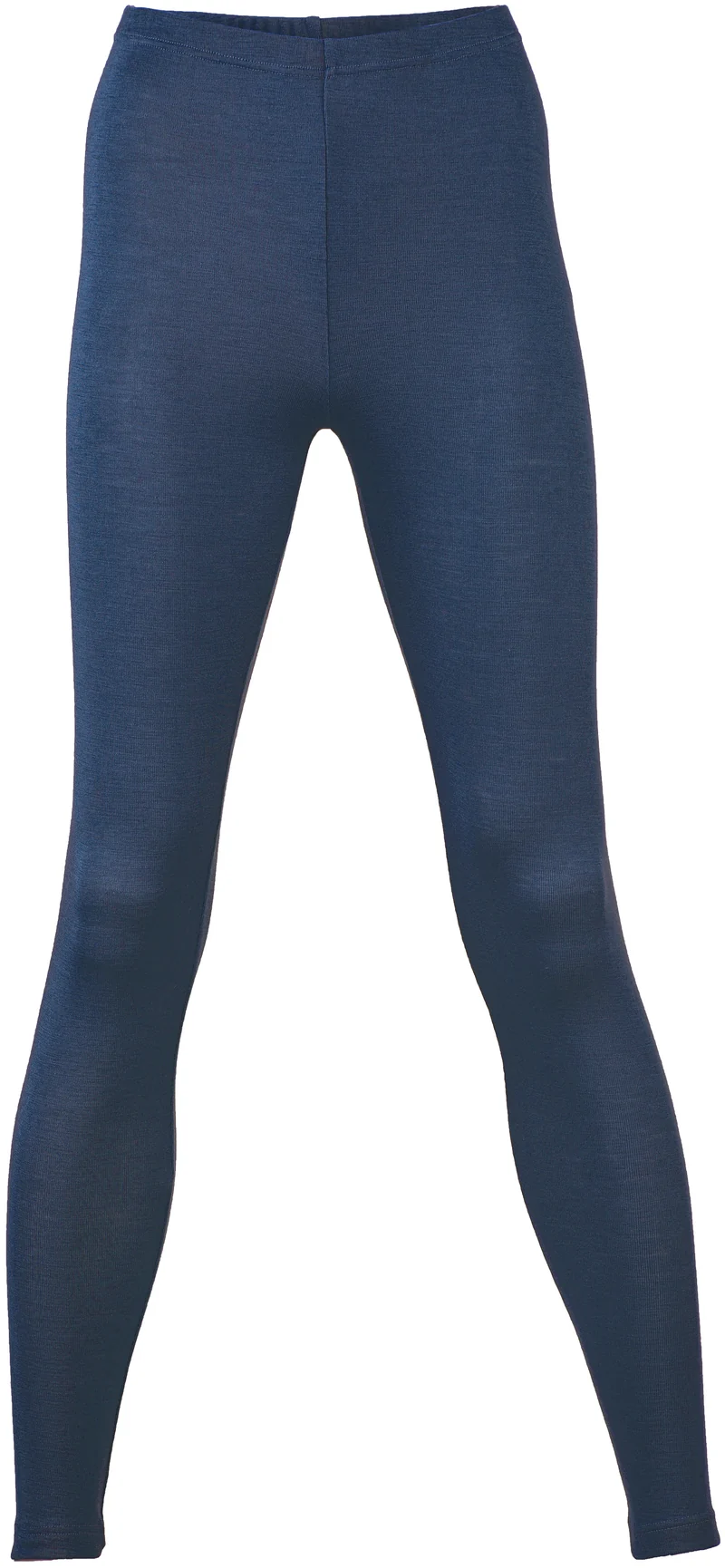 Engel - dame leggings - uld & silke - marineblå